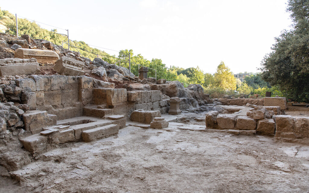 Rare early Christian church built atop temple to Pan found in northern Israel
