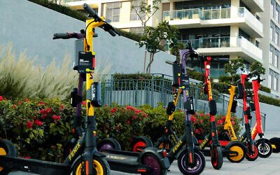 The electric scooters of UAE-based Fenix (Courtesy)