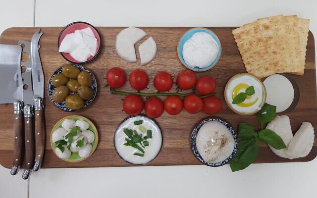 A cheese platter made with Remilk's milk proteins (Courtesy)