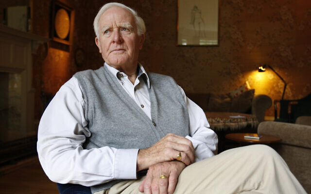 Author John Le Carre, real name David Cornwell, at his home in London, Thursday, Aug. 28, 2008. (AP Photo/Kirsty Wigglesworth)