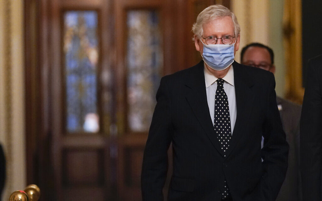 Ahead of Senate impeachment trial, McConnell says Trump 'provoked' Capitol mob - Vimarsana News