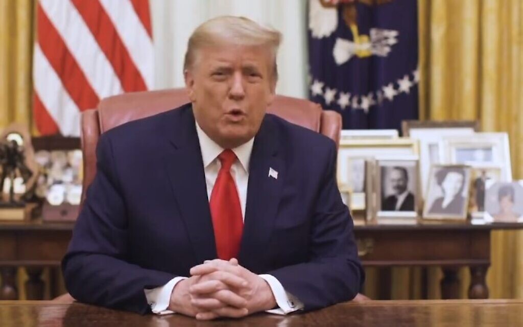 Subdued Trump condemns 'calamity' Capitol invasion, doesn't mention impeachment - Vimarsana News