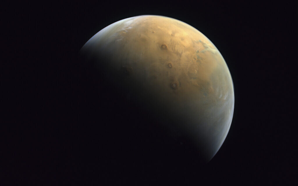 UAE’s ‘Hope’ probe sends back first image of Mars