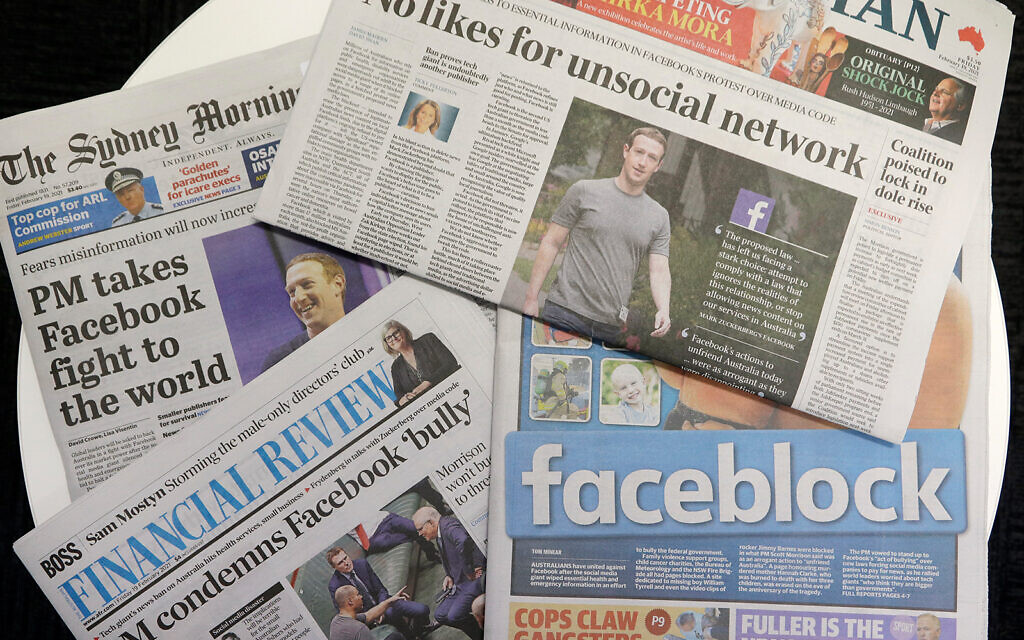 Facebook to lift Australian news ban after striking deal with government - Vimarsana News