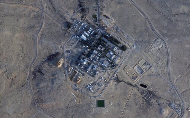 This Monday, Feb. 22, 2021 satellite photo from Planet Labs Inc. shows construction at the Shimon Peres Negev Nuclear Research Center near Dimona, Israel. A long-secretive Israeli nuclear facility that gave birth to its undeclared atomic weapons program is undergoing what appears to be its biggest construction project in decades, according to satellite photos analyzed by The Associated Press. (Planet Labs Inc. via AP)