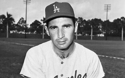 Sandy Koufax, pitcher of Los Angeles Dodgers on March 18, 1964 at spring training.  (AP Photo)