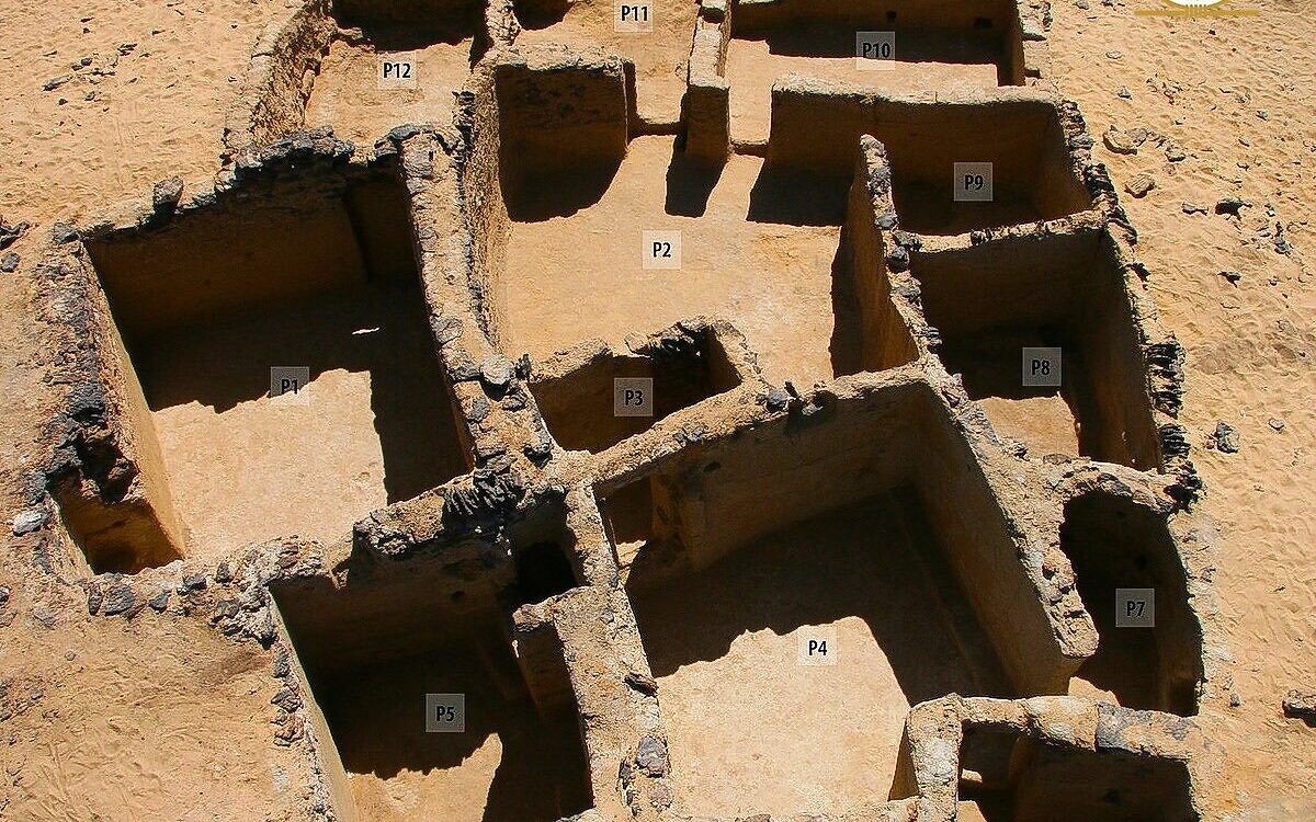 Tal Ganoub Qasr al-Agouz site in the Bahariya Oasis. (Courtesy: Egyptian Ministry of Tourism and Antiquities)