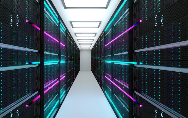 An illustrative image of a data center; server farm and a cloud service concept (noLimit46; iStock by Getty Images)