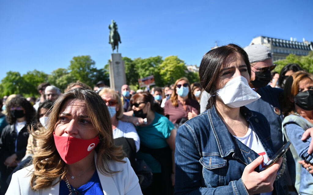 At Sarah Halimi rally in Paris, signs French Jewry is nearing a breaking point - Vimarsana News