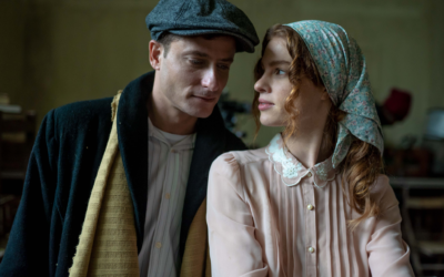Actors Michael Aloni and Yuval Scharf in 'The Beauty Queen of Jerusalem,' a historical series produced in Israel by Yes Studios (Courtesy Nati Levi)