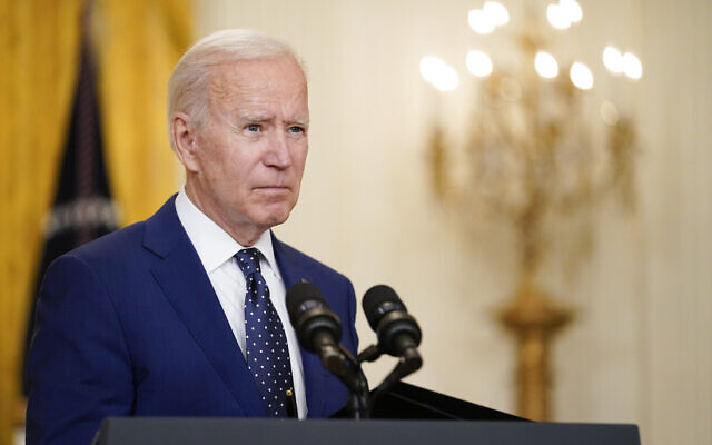 In this April 15, 2021, file photo, US President Joe Biden speaks about Russia in the East Room of the White House in Washington. (AP Photo/Andrew Harnik, File)