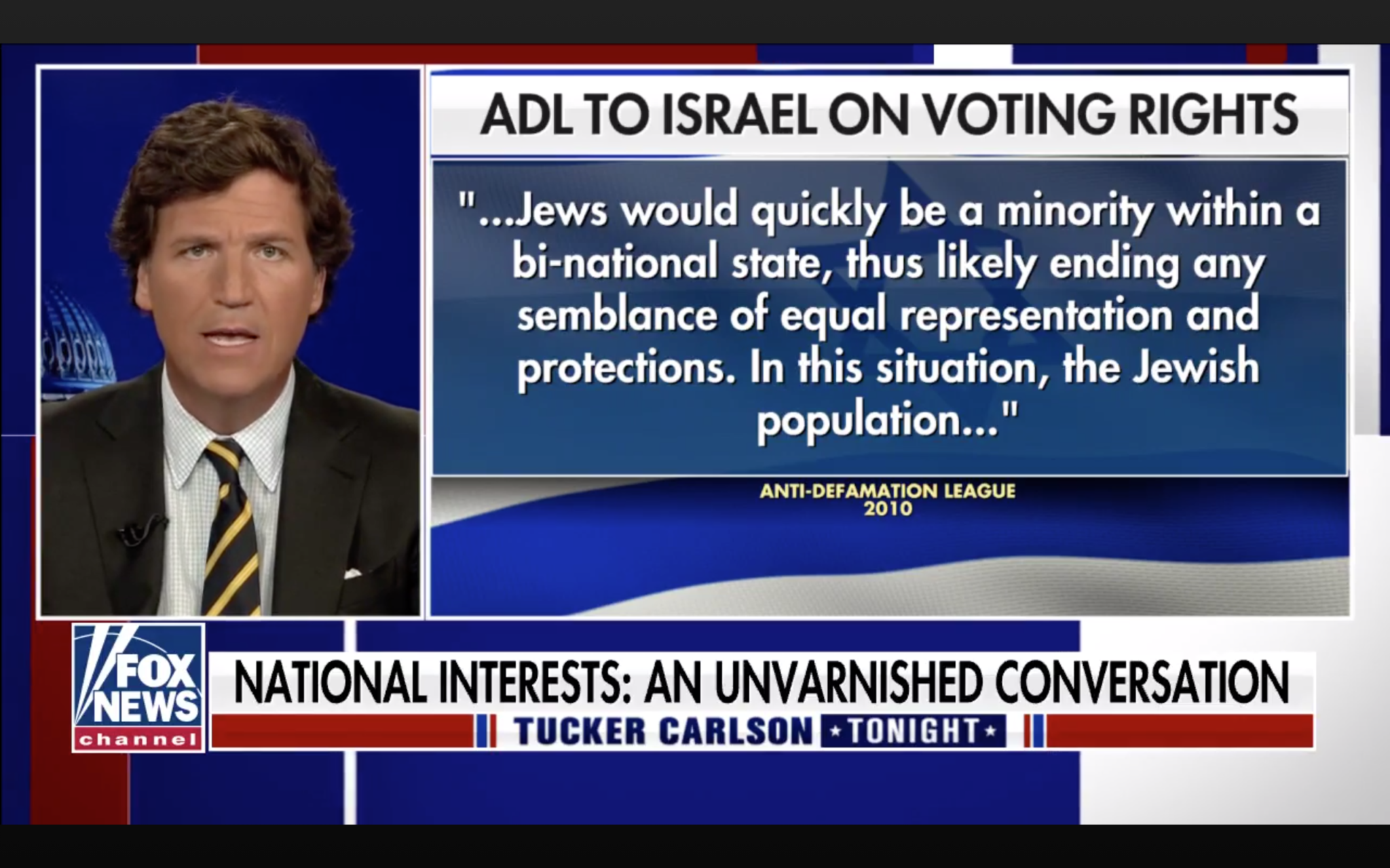 Why Tucker Carlson White Supremacists Have Eyes On Israeli Immigration Policy The Times Of Israel