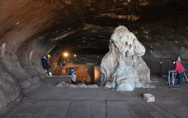 The Wonderwerk Cave in South Africa. (Michael Chazan at the University of Toronto)