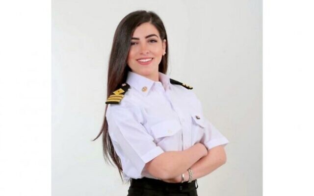 Egypt's first female ship's captain, Marwa Elselehdar. (Instagram Photo/@marwa.elselehdar)