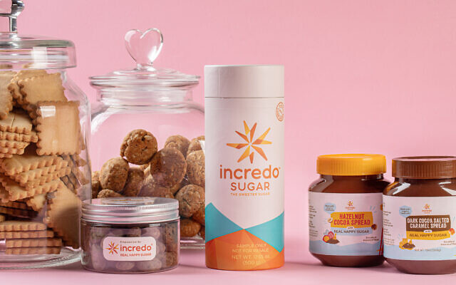 Products and Hazelnut spreads developed with the Incredo Sugar developed by DouxMatok (Courtesy)