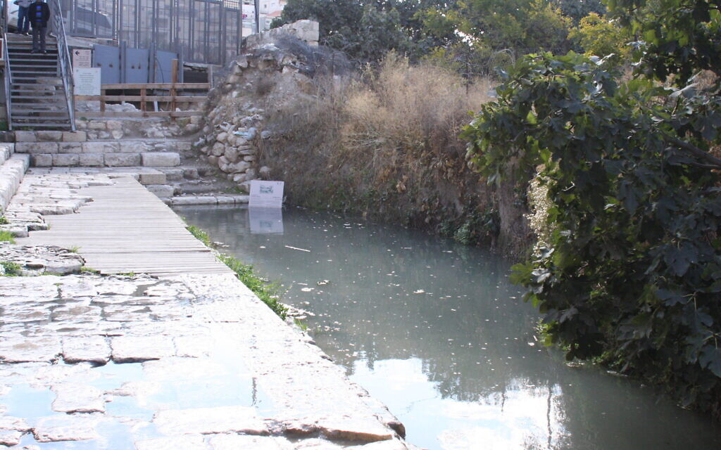 The Siloam Pool in Jerusalem's City of David. (Shmuel Bar-Am)