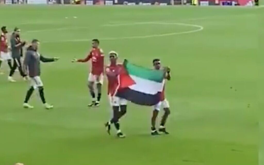 Soccer players battle out Israel-Gaza conflict on the field and online ...