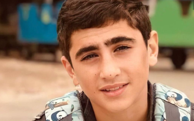 Said Odeh, the Palestinian teenager shot dead in clashes with IDF troops in the northern West Bank on May 5, 2021. (Courtesy)