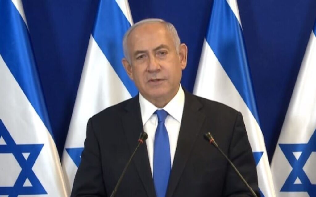 Netanyahu: Gaza operation is 'just and moral,' a few days of fighting ...