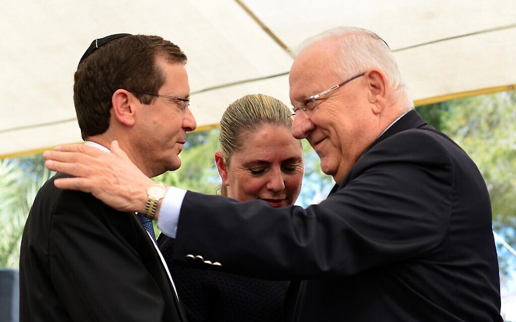 Herzog to take office as Israel’s 11th president in a day of pomp and ceremony