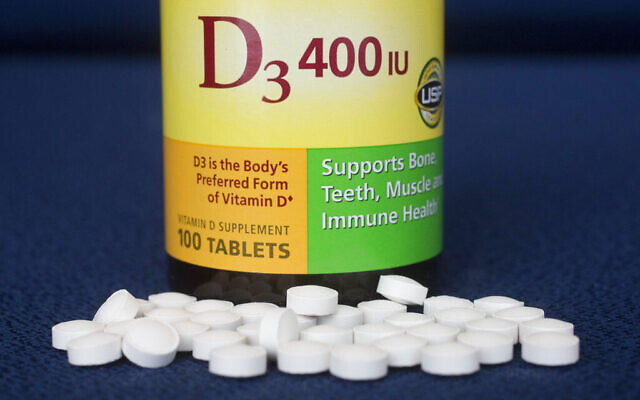Vitamin D pills. (AP Photo/Mark Lennihan)