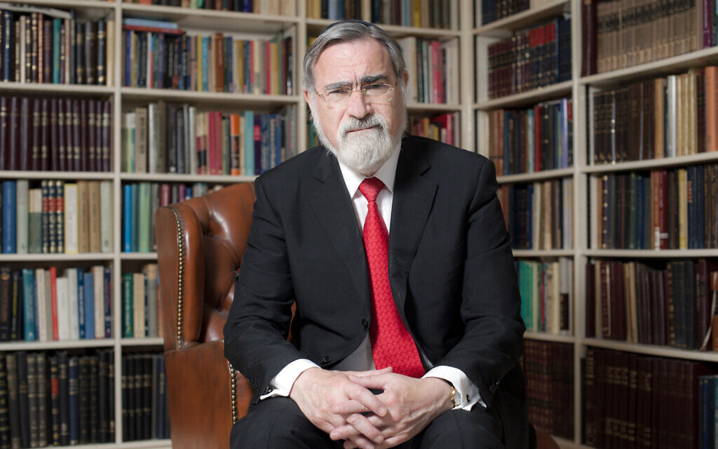 An image of former British chief rabbi Lord Jonathan Sacks from 2013. (Courtesy © Blake-Ezra Photography Ltd.)