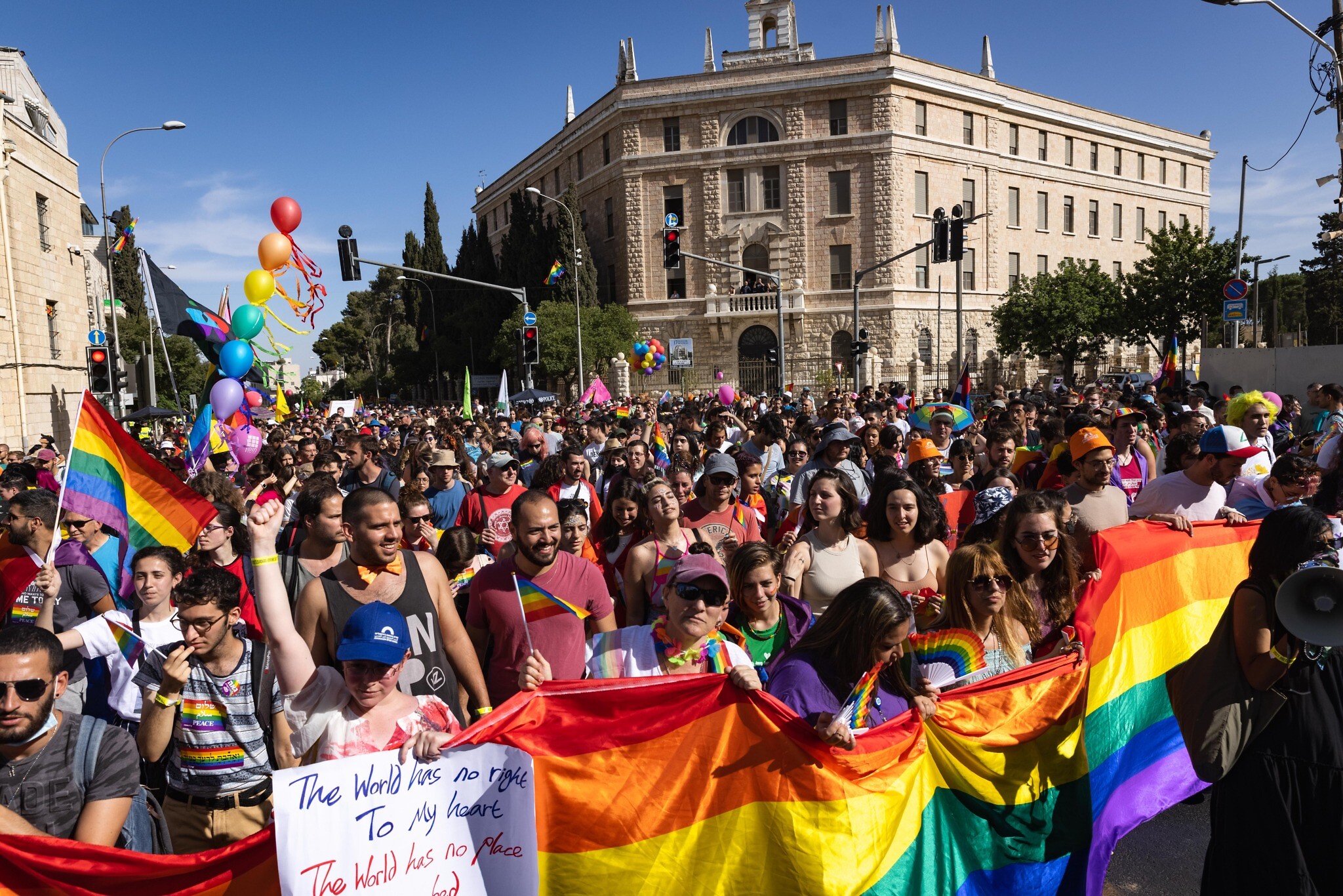 7,500 march in Jerusalem Pride Parade under heavy security The Times