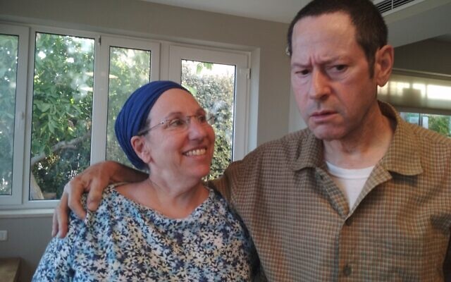Susan Levin with her husband John, who suffers from young-onset dementia (Courtesy)