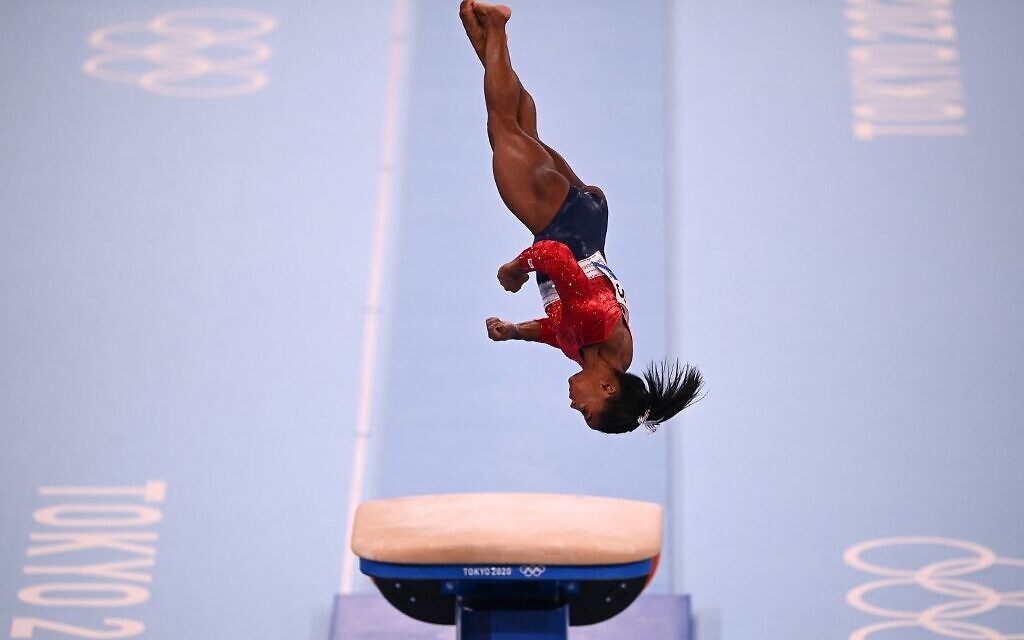 In Stunner Us Gymnastics Phenom Biles Quits Tokyo Final Russia Takes Gold The Times Of Israel