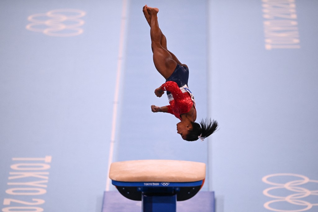 In stunner, US gymnastics phenom Biles quits Tokyo final; Russia takes