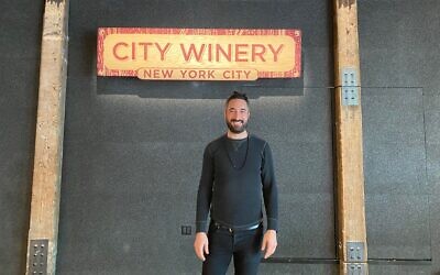 Shlomo Lipetz is vice president of programming at City Winery. (Ehud Lazin/ via JTA)