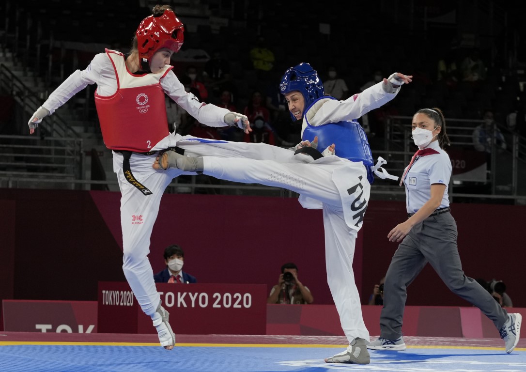 First Tokyo medal Avishag Semberg wins taekwondo bronze, Israel's 1st