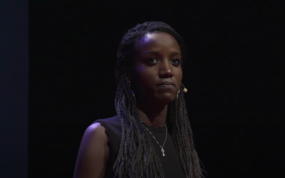 Carine Kanimba speaks at a TEDx confrence in Portland, September 19, 2019. (YouTube screenshot)
