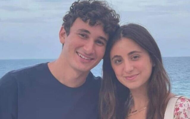 Ilan Naibryf and Deborah Berezdivin (Chabad of UChicago/Instagram via JTA)