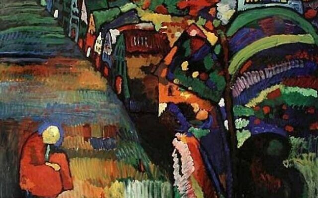 Wassily Kandinsky, Painting with Houses ( Courtesy/ Stedelijk Museum, Amsterdam.