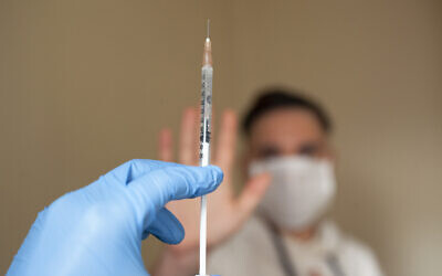 (Vaccine refusal image via iStock)
