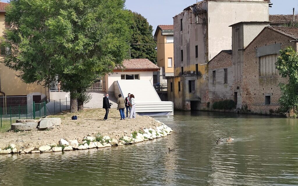 Exterior of the San Giuseppe mill in Canneto sull'Oglio, in the Italian province of Mantua. (Courtesy)