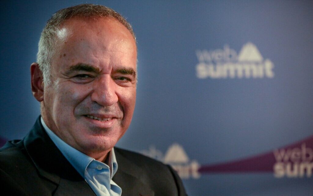 Garry Kasparov in action during match vs the IBM supercomputer Deep News  Photo - Getty Images