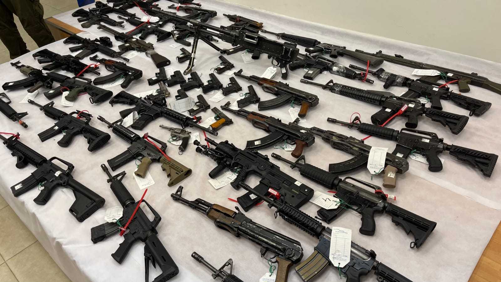 Police net biggest illegal arms haul in country's history | The Times of Israel