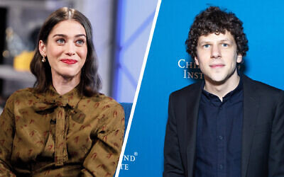 Lizzy Caplan and Jesse Eisenberg, the Jewish stars of 'Fleishman Is in Trouble' (Getty Images)