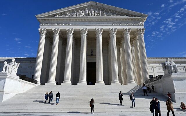 The US Supreme Court in Washington, DC, on December 4, 2021. (Daniel SLIM / AFP)