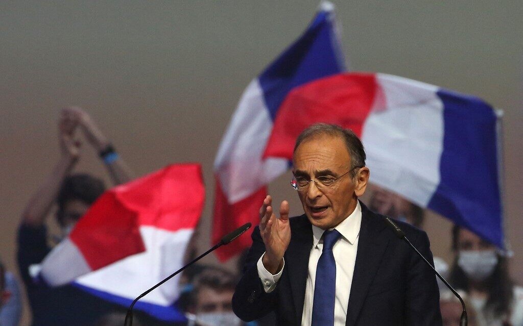 far right french presidential candidate zemmour injured as brawl mars his 1st rally the times of israel