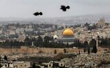 A general view taken on December 9, 2021, from the Mount of Olives shows Jerusalem's Old City (AHMAD GHARABLI / AFP)