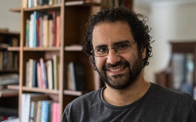 Egyptian activist and blogger Alaa Abdel Fattah gives an interview at his home in Cairo, May 17, 2019. (Khaled DESOUKI / AFP)