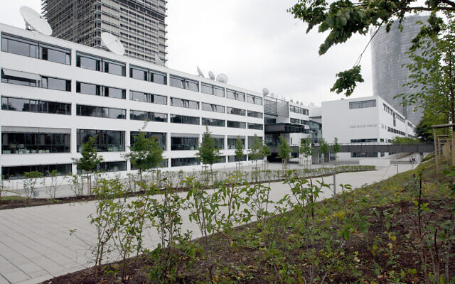 The building of German broadcaster Deutsche Welle in Bonn, Germany, July 9, 2003. (AP Photo/Hermann J. Knippertz, File)