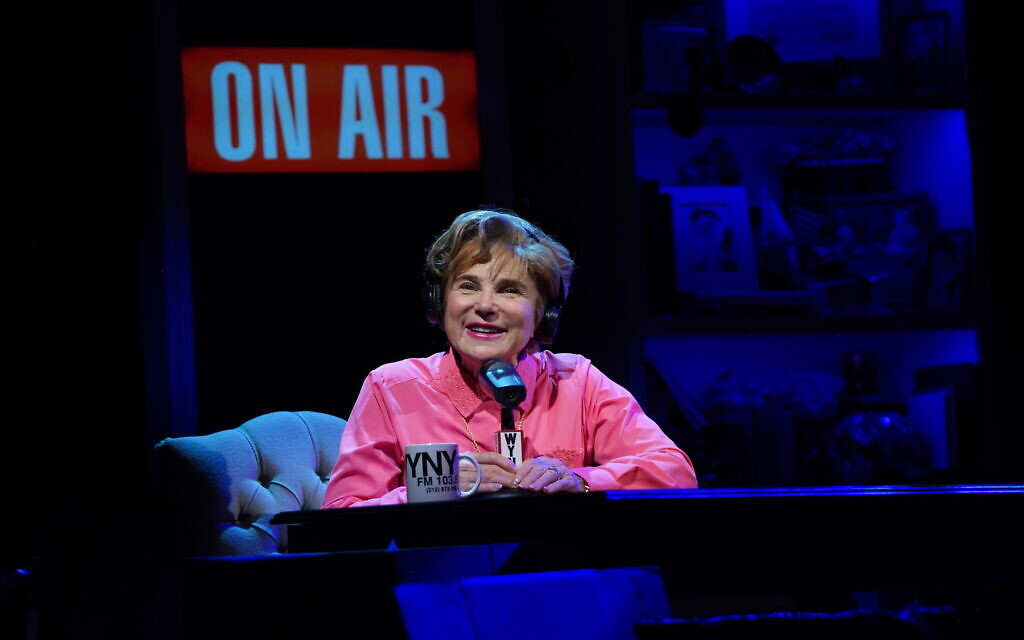 Tovah Feldshuh, in ‘Becoming Dr. Ruth,’ at the Museum of Jewish Heritage in  NYC, December 8, 2021. (Courtesy/ Carol Rosegg)
