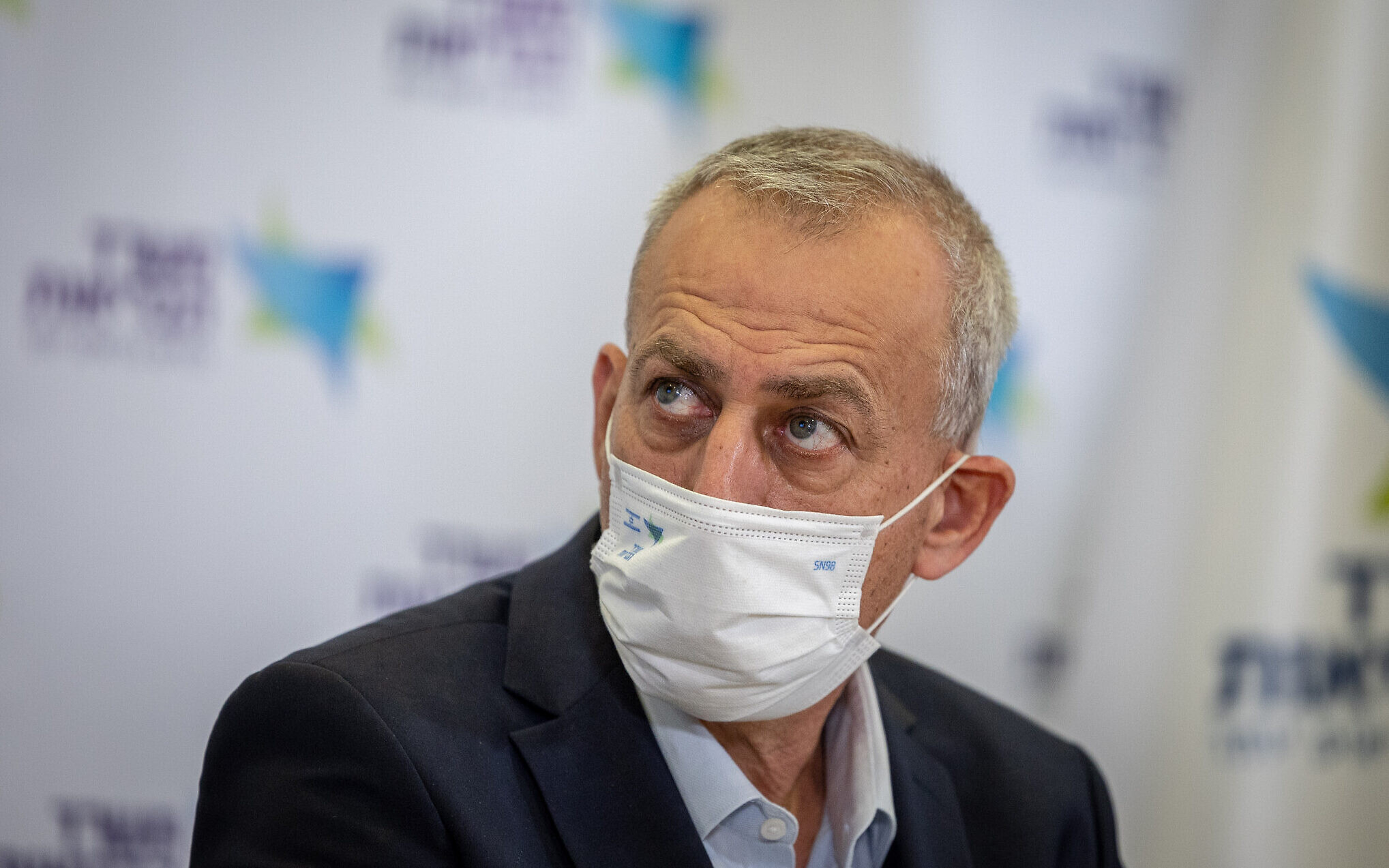 Health Ministry Director-General Nachman Ash speaks during a press conference about COVID-19 in Jerusalem, on December 12, 2021. (Yonatan Sindel/Flash90)