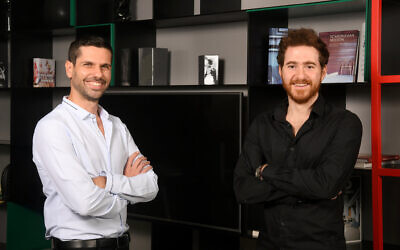 Noname founders from right: Shai Levy, VP of Technology and Oz Golan, CEO. (Yossi Zeliger)