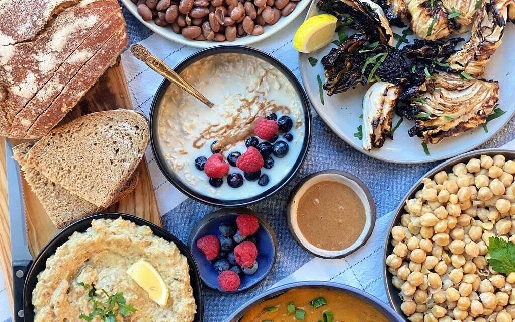 Offerings by Israeli home cook Liri Haram on the Israeli-founded app WoodSpoon, in New York City. (courtesy)