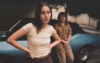 Alana Haim and Cooper Hoffman in 'Licorice Pizza.' (Courtesy United Artists)